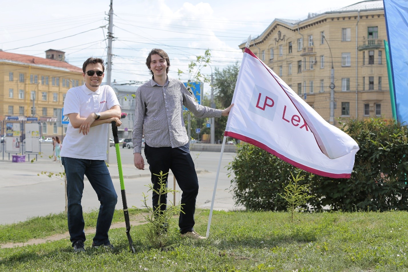 Lexprof высаживает еловую аллею